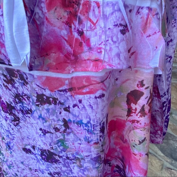 Coldwater Creek Floral Whirl Tee - Picture 6 of 13